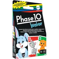 Mattel Games Games Phase 10 Junior, Kartenspiel, Kinderspiel, Familienspiel, Kartenspiel, Abwurf, 4 Jahr(e), Familienspiel