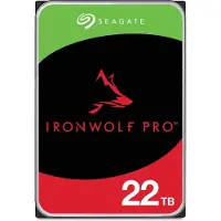 Seagate IronWolf Pro ST22000NT001 - Festplatte - 22 TB - intern - 3.5" (8.9 cm) - SATA 6Gb/s - 7200 rpm - Puffer: 512 MB - mit 3 Jahre Rescue Datenwiederherstellung
