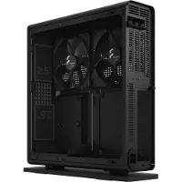 Fractal Design Ridge , Small Form Factor (SFF), PC, Schwarz, Mini-ITX, Stahl, Heimbüro