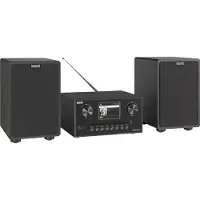 Imperial DABMAN i310 CD, Heim-Audio-Mikrosystem, Schwarz, DAB, FM, Amazon Music, Deezer, Napster, Qobuz, Den Gezeiten unterworfen, TFT, AAC, MP3, WAV, WMA
