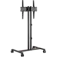 Manhattan 462068, 86,4 cm (34"), 139,7 cm (55"), 200 x 200 mm, 400 x 400 mm, Buchenholz, Kunststoff, Stahl, Schwarz