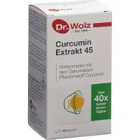 Dr. Wolz Curcumin Extrakt 45 Kapseln, 90 St. Kapseln