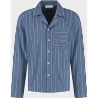 Yumeko Pyjamaoberteil Flanell XL Blau - Eco, Bio & Fairtrade