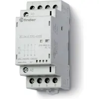 Finder Modular contactor 4NO 25A 230V ac/dc