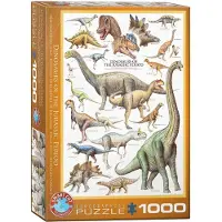 Eurographics Dinosaurs of the Jurassic Period 1000pcs, 1000 Stück(e), Fauna