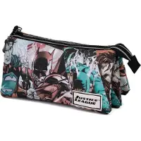 DC Comics Justice League Dreifaches Federmäppchen Mehrfarbig Mehrfarbig One Size