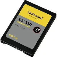 Intenso 2.5 SSD SATA III Performance, 128 GB, 2.5", 550 MB/s, 6 Gbit/s