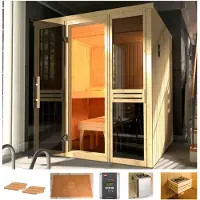 Weka Elementsauna KAARINA 2 OS 7,5 KW x B x T x H x 175 x 192 x 199