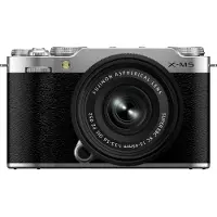 Fujifilm X-M5 SILVER Kit XC 15-45mm, 26,1 MP, 6240 x 4160 Pixel, X-Trans CMOS 4, 6.2K, Touchscreen, Silber