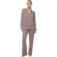 Mey Langer Pyjama Serie Pure Chic Milk`n Coffee | Größe XS