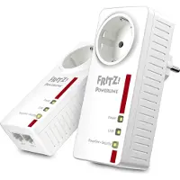 AVM Powerline 1220 Set, 1200 Mbit/s, Typ F, Gigabit Ethernet, 10,100,1000 Mbit/s, 3 W, 1 W