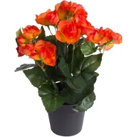 Botanic-Haus Kunstblume "Begonienbusch mit 7 Stielen"