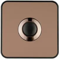 Grothe GRO64185 Klingeltaster Piccolo Piazza kupfer