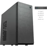 Chieftec HC-10B-OP, Mini Tower, PC, Schwarz, ATX, micro ATX, Mini-ITX, SECC, 15,5 cm