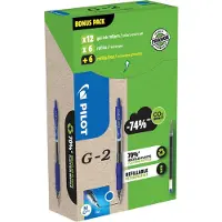 Pilot Gelschreiber G2-7 2605003G12M 0,4mm bl 12+12Minen