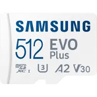 Samsung 512 GB Evo Plus Micro SD Speicherkarte SDXC 130 MB/s