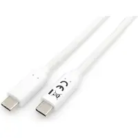 Equip USB 3.2 Gen 1 Typ C auf Typ C Kabel, M/M, 1 m, 1 m, USB C, USB C, USB 3.2 Gen 1 (3.1 Gen 1), 5 Gbit/s, Weiß