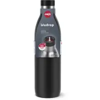 EMSA Isolierflasche "Trinkflasche Bludrop", (1 tlg.), 1 Liter, auslaufsicher, 360-rundum-Trinköffnung, 40 h kalt, 20 h warm