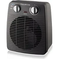 Rowenta Compact Power (SO2210), Elektrischer Raumheizlüfter, 1,4 m, IP20, Drinnen, Tisch/Bank, Flur, Grau, Schwarz