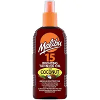 Malibu Bronzing Tanning Oil Spray Coconut SPF 15 200 ml
