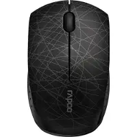 Rapoo 3300P+, Beidhändig, Optisch, RF Wireless, 1000 DPI, Schwarz, Grau
