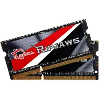 G.Skill Ripjaws F3-1600C9D-16GRSL, 16 GB, 2 x 8 GB, DDR3L, 1600 MHz, 204-pin SO-DIMM, Schwarz, Rot