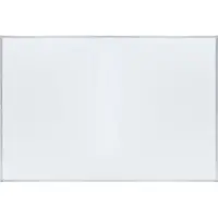 Franken Whiteboard X-tra!Line, emaillierte Oberfläche, magnethaftend, beschriftbar, inkl. Ablageschale, B 900 x H 600 mm, Stahl/Aluminium, weiß-silber
