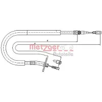 METZGER Seilzug, Feststellbremse [Hersteller-Nr. 10.9875] für Mercedes-Benz, VW