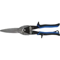 Bgs Blechschere, extra lange Schneiden, gerade schneidend, 290 mm