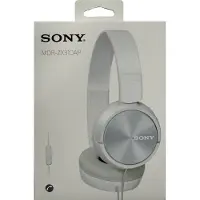 Sony MDR-ZX310AP, Kabelgebunden, 10 - 24000 Hz, Anrufe/Musik, 125 g, Kopfhörer, Weiß