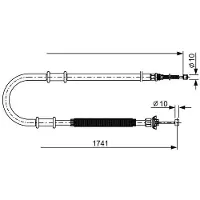 Bosch Seilzug, Feststellbremse 1 987 482 599