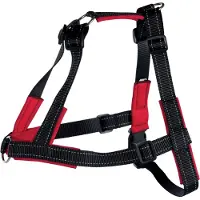 Trixie Trainingsgeschirr Lead'n'Walk Soft - schwarz - 55–90 cm/25 mm