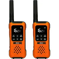 Alecto FR300OE - Robustes Funkgerät, Reichweite von bis zu 10 Kilometern, Orange/Schwarz