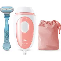 Braun Silk-expert Pro Silk-expert Mini, Pink, Weiß, Lichtimpulstechnologie (IPL), Abdomen, Achsel, Bikini, Jaw line, Oberlippe, Puls, 0,6 s
