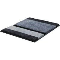 Grund Badematte "Room", rutschhemmend beschichtet, fußbodenheizungsgeeignet, besonders dichter Flor, Badematte mit Streifen
