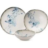 Hermia Concept , GBSRD24KY41023178, Essservices, Tafelservice (24 Teile), Mehrfarbig, Porzellan, 25 x 25 x 2 cm