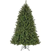 Everlands Künstlicher Weihnachtsbaum aus Malmöer Fichte Ø. 119-H180 cm grün/weiß (groen)