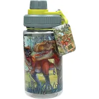 Dino World - Drinking Bottle BITE - Transparent Green - 500 ml