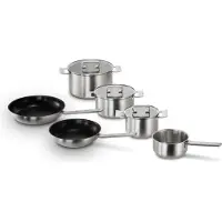 Siemens HZ9SE060 6-teiliges Kochset Edelstahl rostfrei Antihafteigenschaft