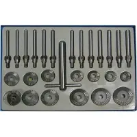 Bgs 1970 Ventilsitzfräser-Satz, 30-60 mm, 27-tlg.
