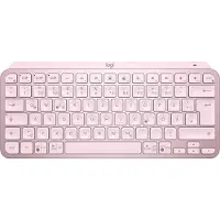 Logitech MX Keys Mini, Mini, Kabellos, RF Wireless + Bluetooth, QWERTZ, LED, Rose