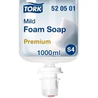 Tork Premium-Schaumseife 520501, mild, feuchtigkeitsspendend, regenerierend, mild parfümiert, 6 Flaschen á 1000 ml