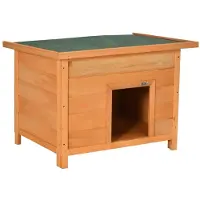 EStore Hundehütte mit Geöffnetem Dach 82 x 58 x 58 cm