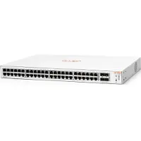 HP Aruba Networking Networking Instant On Switch 48p Gigabit 4p SFP 1830, Managed, L2, Gigabit Ethernet (10/100/1000), Vollduplex, Rack-Einbau, 1U