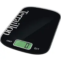 Terraillon Küchenwaage digital schwarz 6 kg