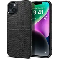 Spigen Apple iPhone 14 Hülle - Silikon - - Backcover/Soft Case - Schwarz