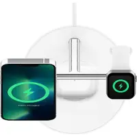 Belkin WIZ017vfWH, Drinnen, AC, Kabelloses Aufladen, Weiß