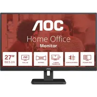AOC 27E3UM, 68,6 cm (27"), 1920 x 1080 Pixel, Full HD, 4 ms, Schwarz
