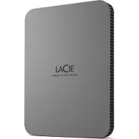 LaCie Mobile Drive Secure, 2 TB, 3.2 Gen 1 (3.1 Gen 1), Grau