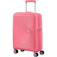 American Tourister Soundbox Spinner 55 Expandable sun kissed coral